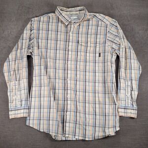 Columbia Omni-Wick Button Up Shirt Plaid Long Sleeve Outdoor XXL 2XL‎